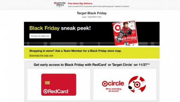 Black Friday Early Access for Target!