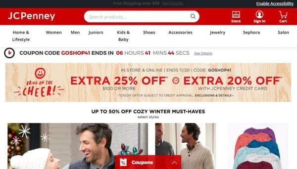 JCPenney Coupon Codes & Deals 11/20