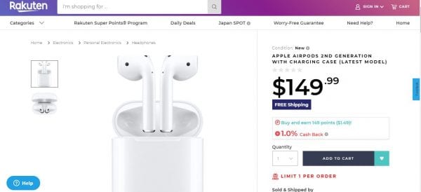Apple Airpods – HUGE BLACK FRIDAY PRICE DROP! + FREE SHIPPING