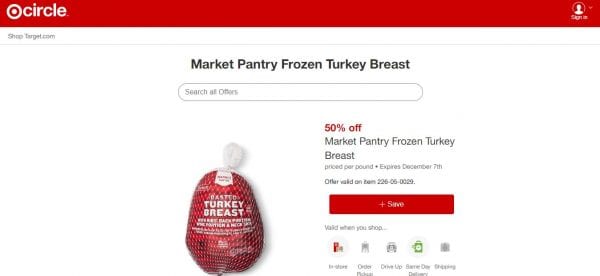 50% OFF Turkey Breast! – STOCK UP FOR CHRISTMAS!