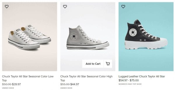 Converse End of Year Clearance Plus Promo Code!