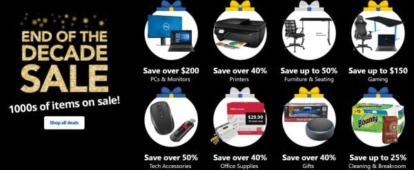 End of the Decade Sale at Office Depot!