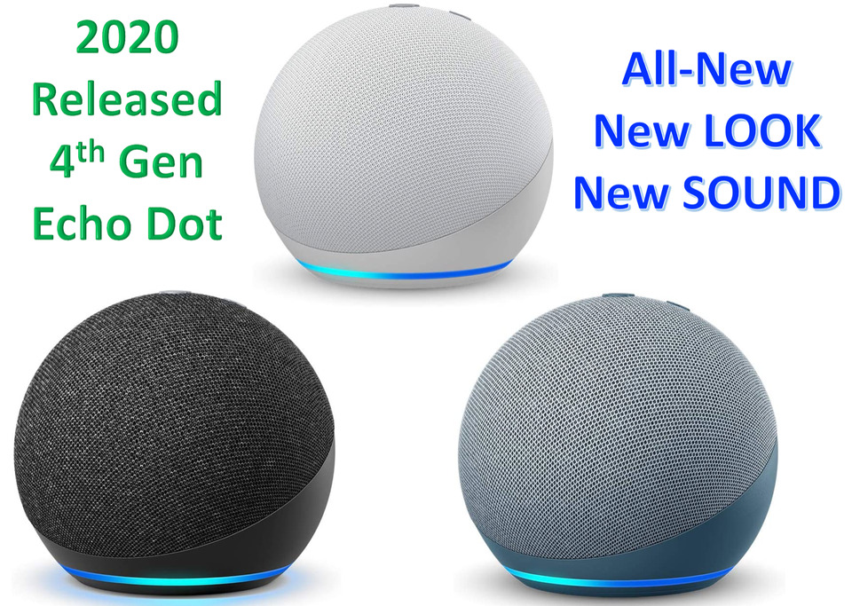 2020 Amazon Echo Dot 4th Generation With w/ Alexa Voice Media Device- ALL COLORS