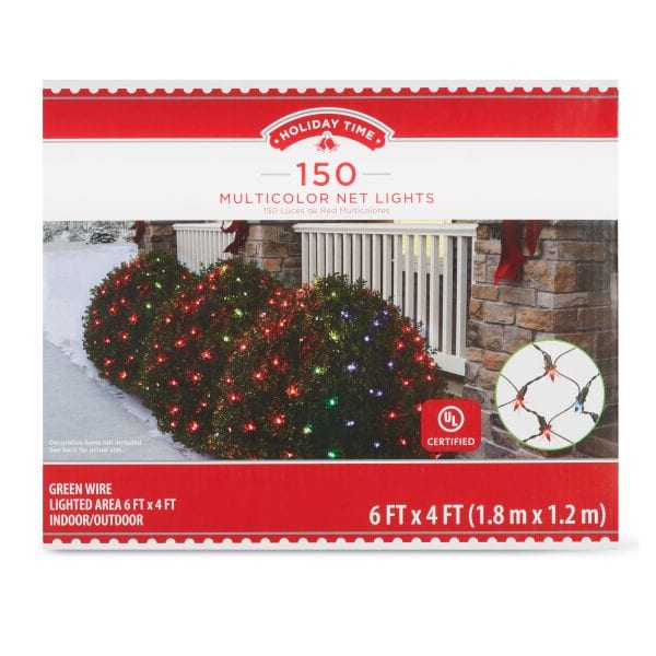 Holiday Time 10 Foot Net Lights JUST $2.25 ONLINE!