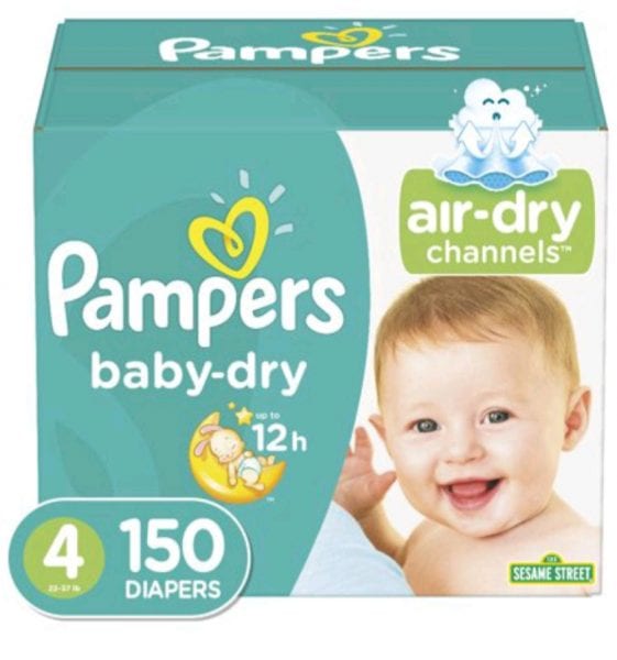 Pampers Diaper BOXES ONLY $9 at Walmart