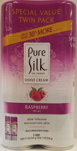 Pure Silk Twin Pack Shaving Cream Only 75 cents (was $3.50)