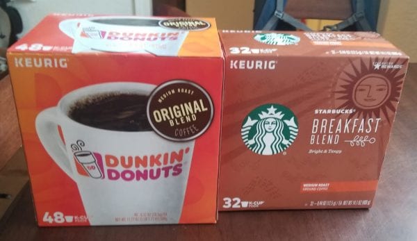Starbucks and Dunkin Donuts K Cups only $1!