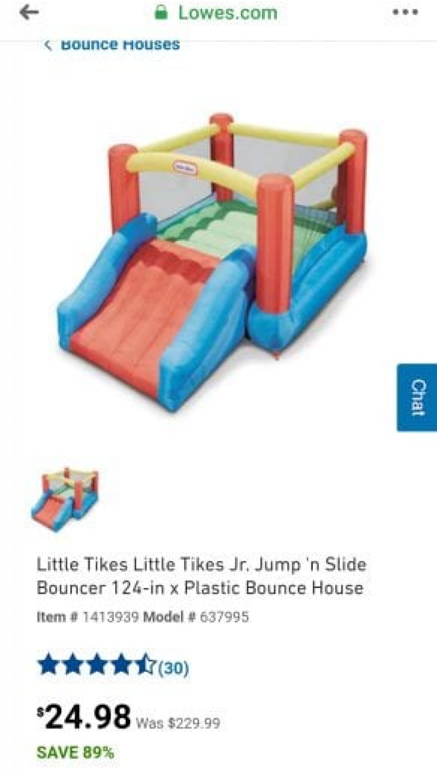 little tikes moon bounce