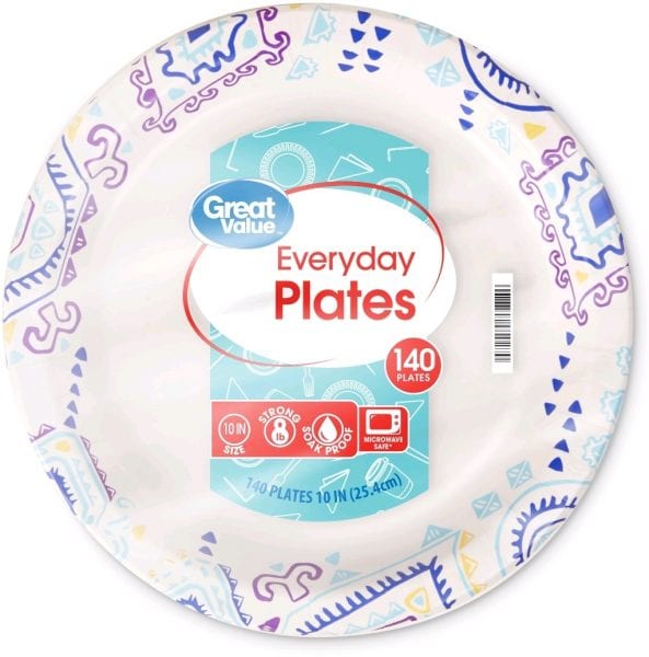 Great Value Paper Plates just $1 at Walmart