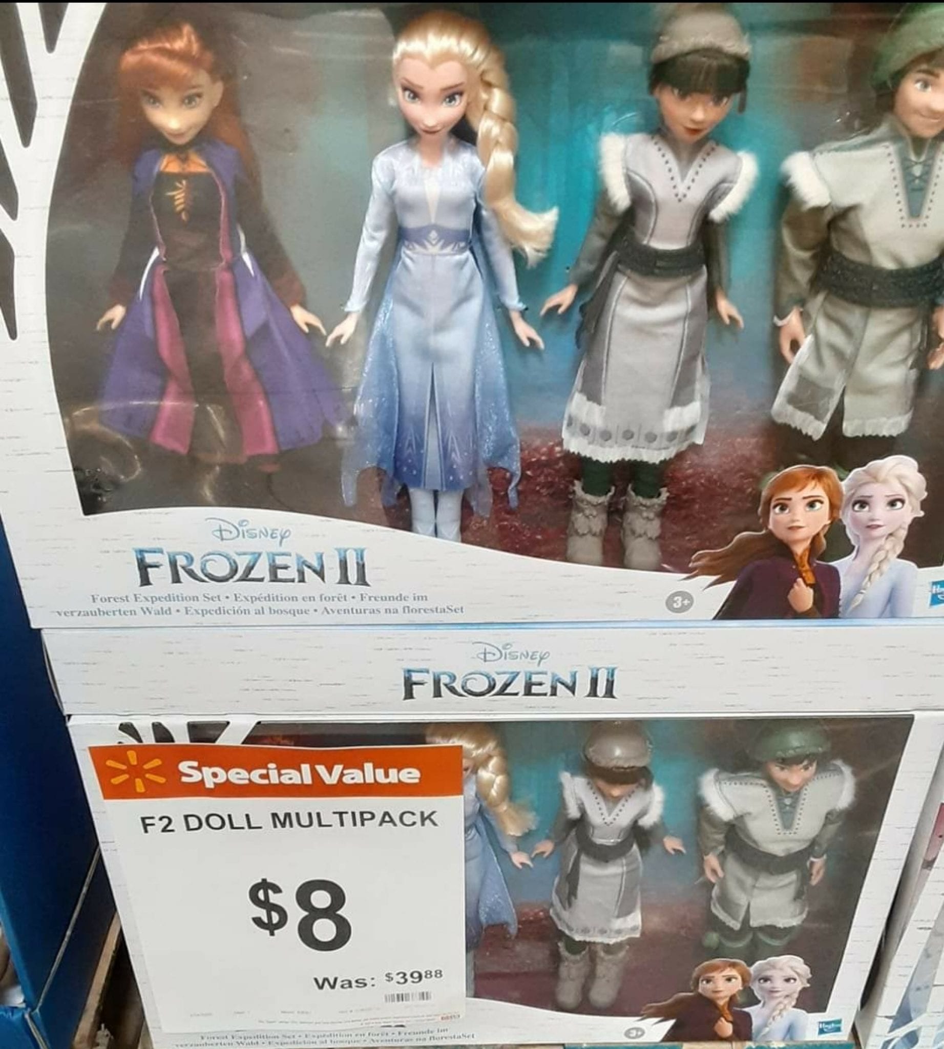 frozen doll set b&m