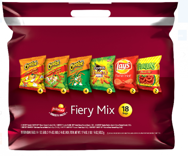 Frito Lay Fiery Mix 18 Pack JUST $1.75! RUN!