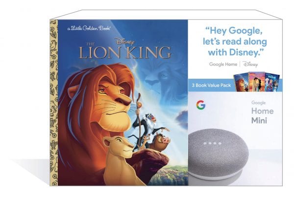 Google Home Mini + 3 Disney Books only $5