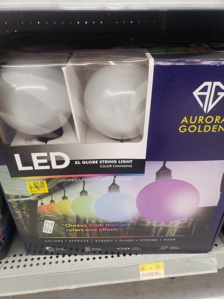 Aurora Globe LED String Lights now $21