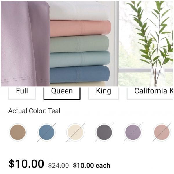 Hotel Style Sheet Sets just $10!!!