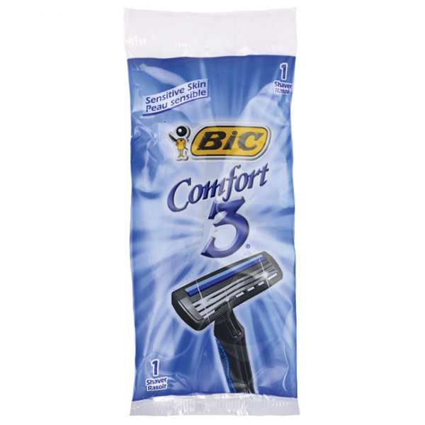 Bic Comfort 3 Razors Sensitive Skin only 10 cents!