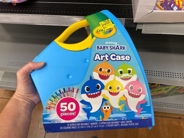 Walmart Clearance – Crayola Baby Shark Art Case