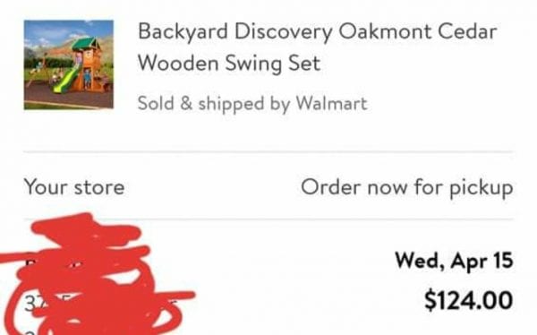 Backyard Discovery Swing Set Down To $124 (originally $674)