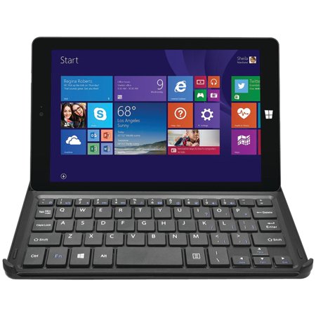 Ematic EWT826BK 8" 32GB Windows Quad-Core Tablet, Black