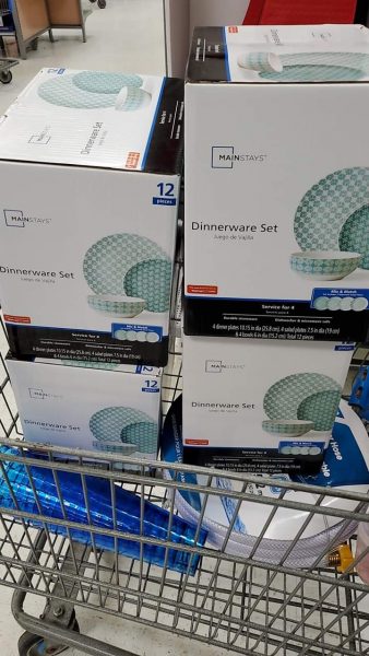 Mainstays 12pc Dinnerware Sets Only $1 at Walmart