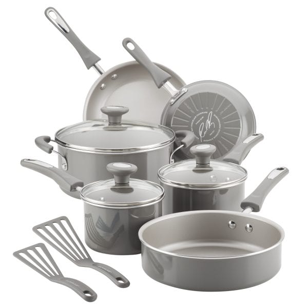 Walmart Clearance Rachael Ray 11-Piece Get Cooking Cookware Set Only $45 (Was $110)