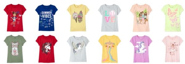 Graphic Tee’s for Kids only $2.99!