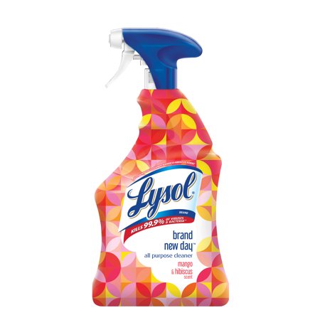 Lysol Brand New Day All Purpose Cleaner 32Oz, Mango &Amp; Hibiscus, Deep Clean