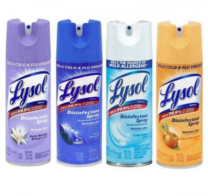 Lysol Spray In Stock Online!