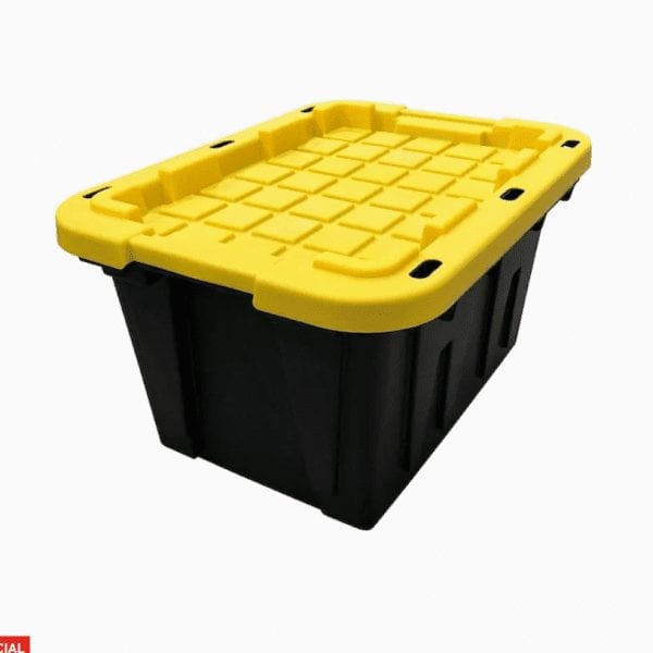 Screenshot 2020 06 25 COMMANDER 12 Gallon 48 Quart Black and Yellow Tote with Standard Snap Lid Lowes com