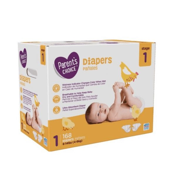 Screenshot 2020 06 29 2 pack Parents Choice Diapers Size 1 168 Diapers Walmart com