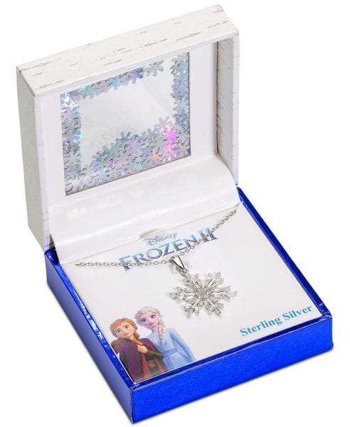 Frozen Snowflake Sterling Silver Necklace Only $19.96 ( ORG $150.00)
