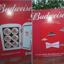 Budweiser Portable 6-can Mini Fridge only $7 at Walmart!!!