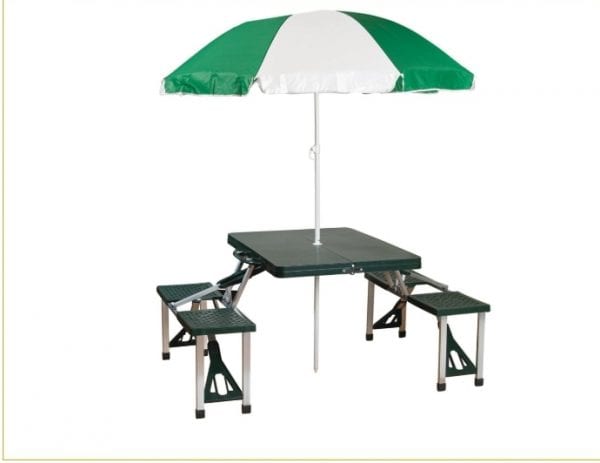 Huge Price Drop On Folding Picnic Table With Umbrella