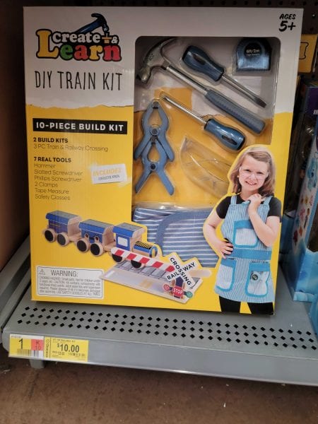 Create and Learn DIY Train Kit JUST $10 at Walmart