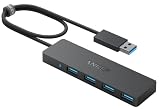 Anker USB Hub, 4-in-1 USB Splitter, 4 USB-A Ports with 5Gbps Data Transfer | Extender for USB-A Port Laptop, PC, Desktop and More (2ft USB-A Connector, Charging Not Supported)