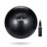 Spalding - Gym Ball with Pump, Burst Resistant Stability Ball for Core Training, Balance Exercises, Yoga & Home Fitness Workouts (65 Cm)