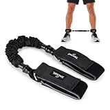 Spalding - Lateral Resistance Trainer Bands, Medium Resistance Leg Training Bands with Ankle Straps, Speed Agility Strength Training Equipment for Lower Body Workout