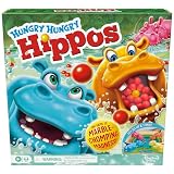 Hasbro Gaming Hungry Hungry Hippos Game for Preschoolers | Instant Marble Relaunch, Easy Set-Up & Storage| Ages 4 and Up | 2 to 4 Players | Kids Games
