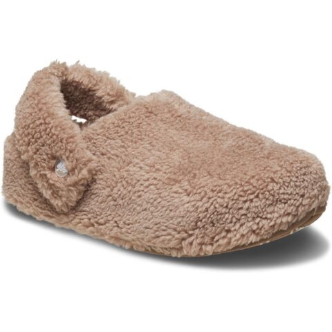 Crocs Classic Cozzzy slipper in mushroom
