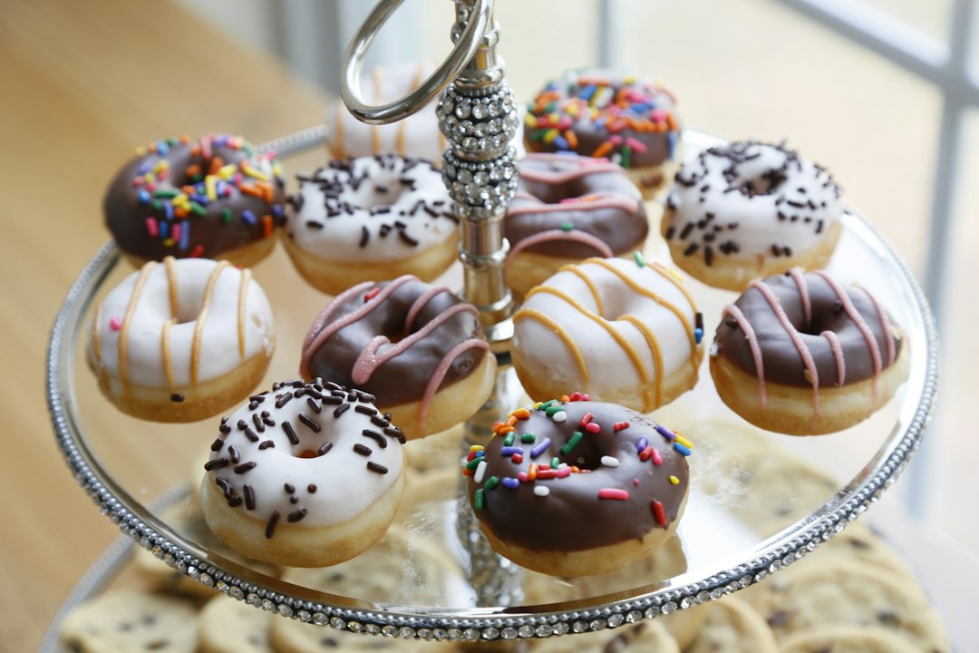 Doughnuts shown for illustration, not the exact Krispy Kreme reward selection