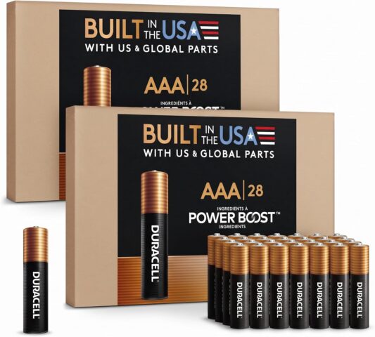Duracell Coppertop AAA battery packs