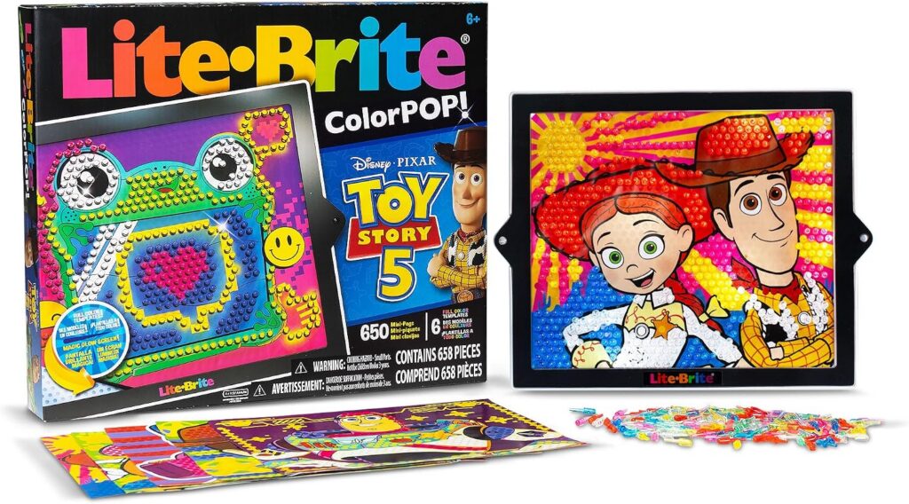 Lite-Brite Colorpop Toy Story 5 toy package