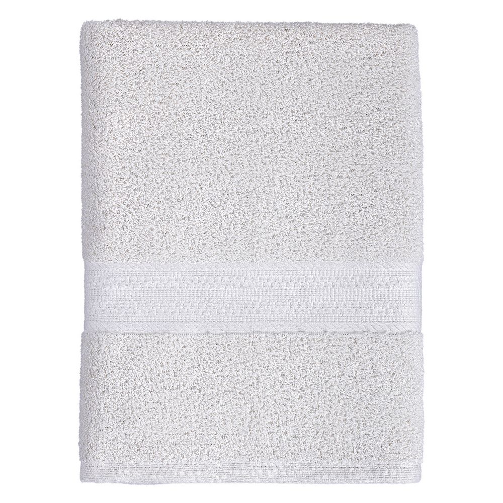 The Big One white bath towel, sold individually