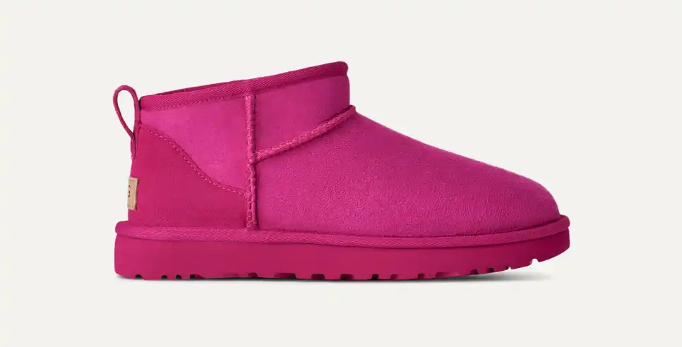UGG Classic Ultra Mini women’s boot in Dark Peony, item 1116109