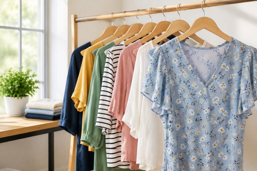 Up to 85% Off Women’s Tops on Kohls.com | Styles — AI-generated illustrative scene
