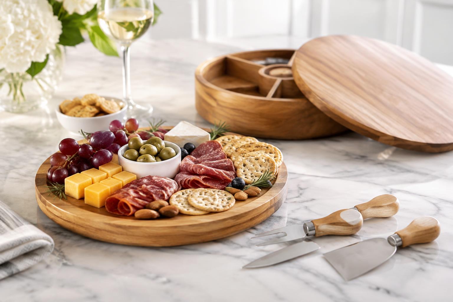 Paris Hilton 4-Piece Charcuterie Set Discount at Walmart — AI-generated illustrative scene