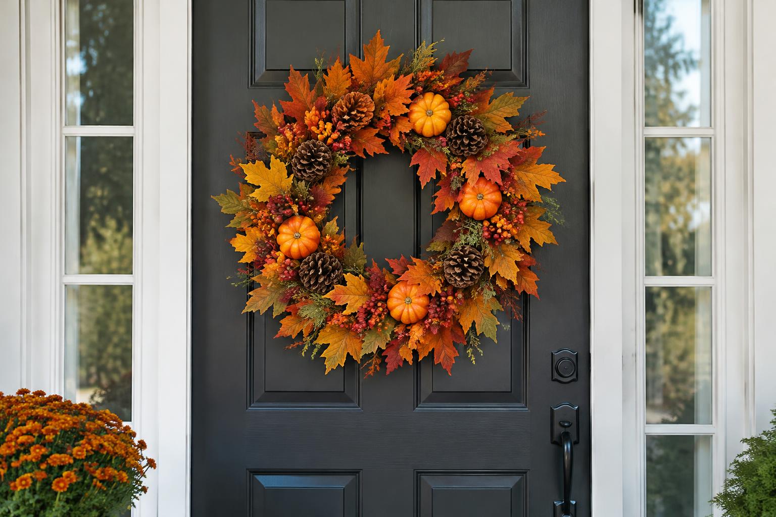 Sam’s Club Large Fall Wreaths Sale — AI-generated illustrative scene