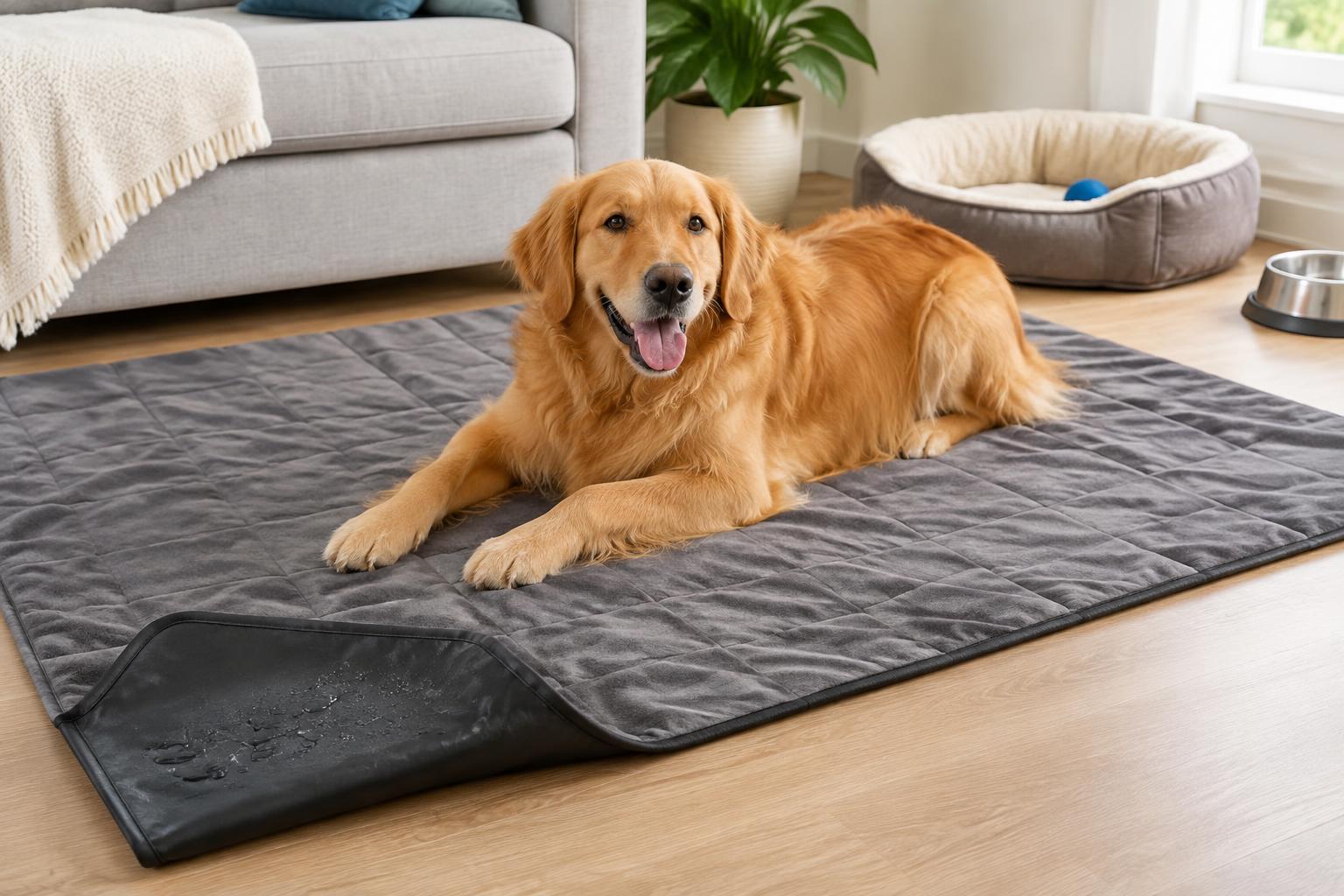 Oversized Waterproof Pet Blanket at Sam’s Club — AI-generated illustrative scene