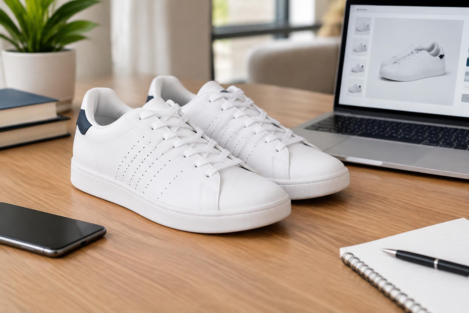 Adidas Advantage Men’s Shoes Discount on eBay with Promo Code — AI-generated illustrative scene