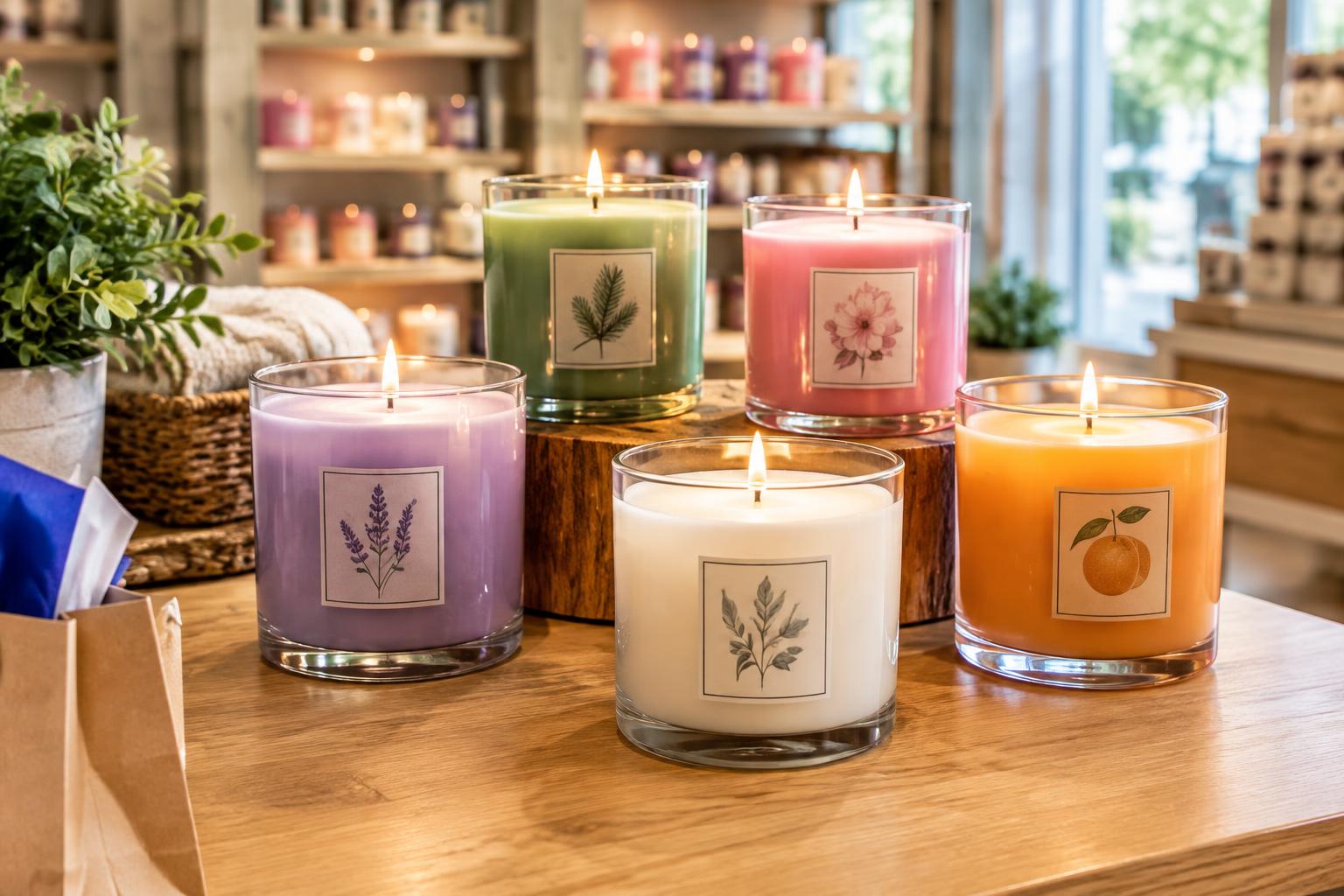 Bath & Body Works Single Wick Candles Sale on October 21, 2026 — AI-generated illustrative scene