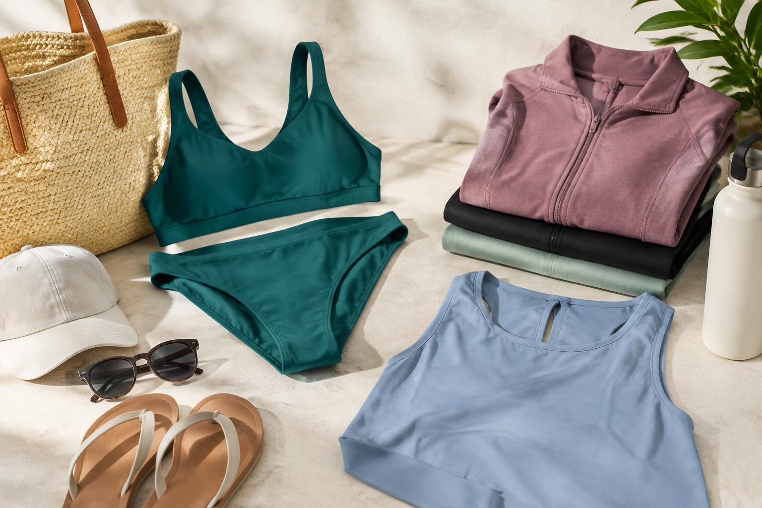 Up to 90% Off Athleta Sale Featuring Swimwear, Accessories, and Apparel — AI-generated illustrative scene